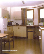 typical flat kitchen